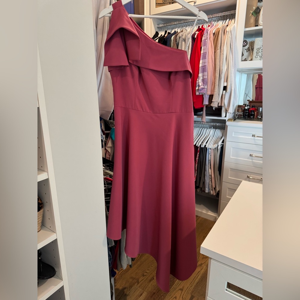 Kay Unger one shoulder dress - Picture 2 of 4